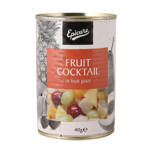 صورة Epicure Fruit Cocktail in Fruit Juice 411g