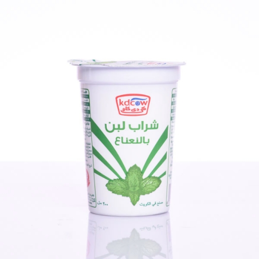 صورة كى دى  كاو  لبن طازج  بالنعناع ... 200 مل