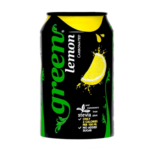 صورة Green Cola Carbonated Lemon 330ml