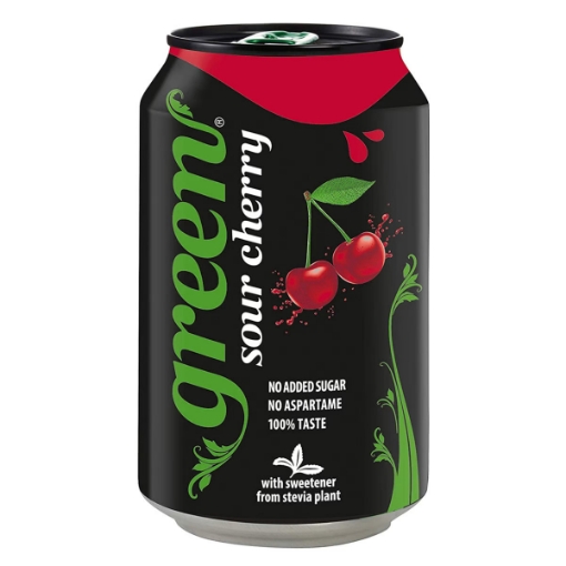 صورة Green Cola Sour Cherry 330ml