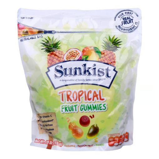 صورة Sunkist Tropical Fruit Gummies 793g