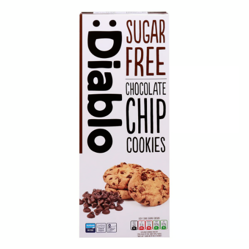 صورة Diablo Chocolate Chip Cookies Sugar Free 130g