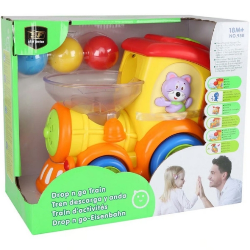 صورة سكد فجون لعبة القطار بالصوت والأضواء تعمل بالبطاريات 858