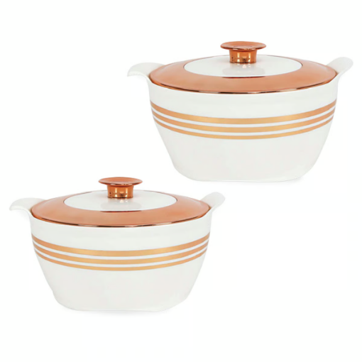 صورة شيفلين حافظة طعام بلاستيك مزخرف 182600 قطعتين ألوان متنوعة