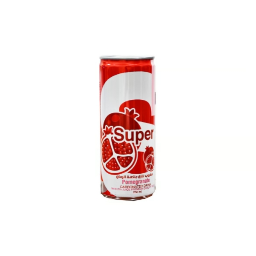 صورة Super Pomegranate Carbonated Drink 250ml