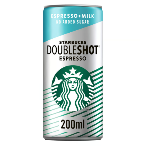 صورة ستاربكس دبل شوت بدون سكر مضاف 200 مل
