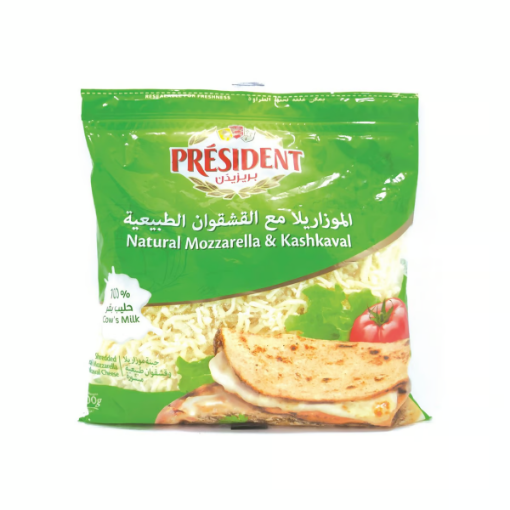 صورة بريزيدن موزاريلا و جبنة قشقوان 400 جم