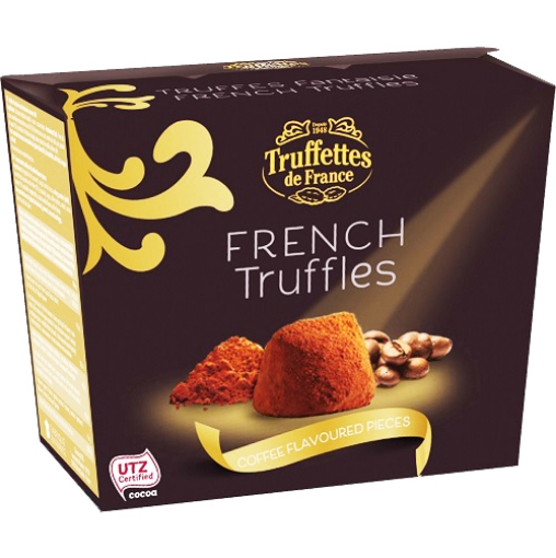 صورة تروفيت دو فرانس شوكولاتة ترافل مع قطع الكاكاو بنكهة القهوة 200جم