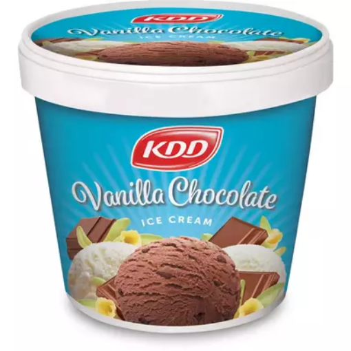 صورة كي دي دي آيس كريم فانيلا شوكولاتة 1لتر