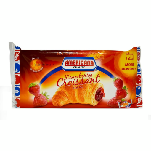 صورة امريكانا كرواسون بالفراولة 8 قطع