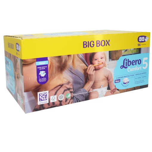 صورة ليبرو - حفاضات اطفال كومفورت رقم5 10-14كجم 48حفاضة 2حبة