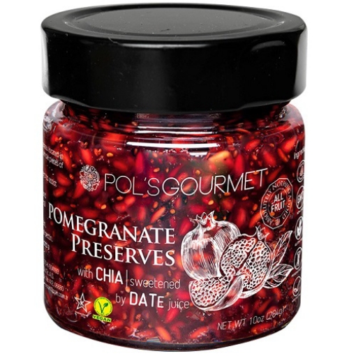 صورة بولز جورميه مربى رمان مع بذور الشيا 284جم