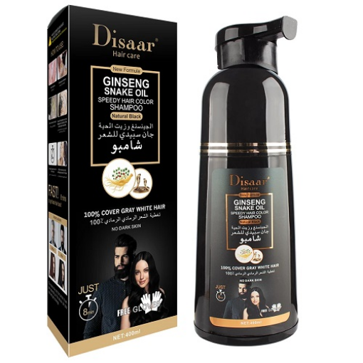 صورة ديسار شامبو الجينسنغ وزيت الحية جان سبيدي للشعر اسود 400مل