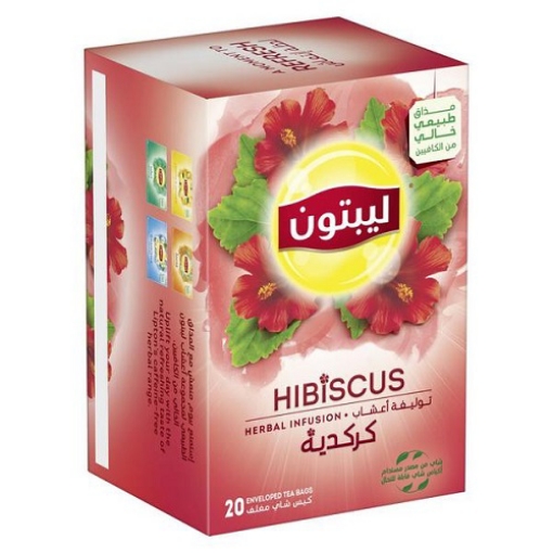 صورة ليبتون شاي بنكهة الكركدية 20كيس 40جم