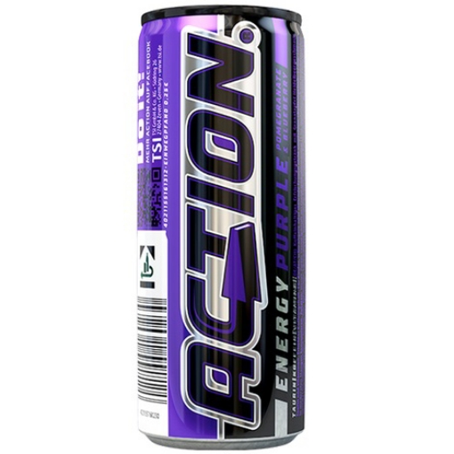 صورة اكشن مشروب الطاقة نكهة التوت البنفسج 250مل