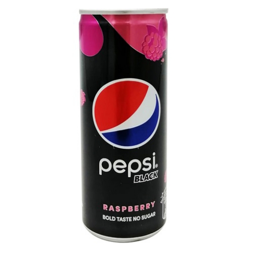 صورة بيبسي مشروب بلاك بنكهة التوت بدون سكر 250مل