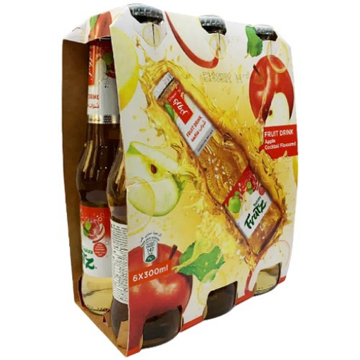 صورة تروبيكانا فروتز شراب فاكهة بنكهة كوكتيل التفاح 300مل 6حبة