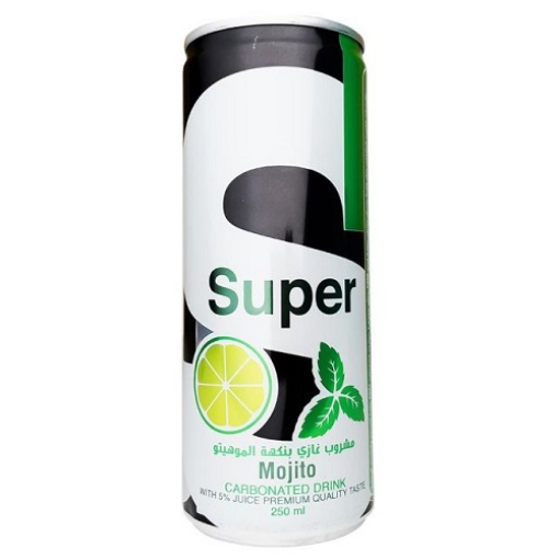 صورة سوبر مشروب غازي بنكهة الموهيتو 250مل