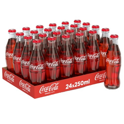 صورة كوكاكولا مياه غازية 250مل 24حبة