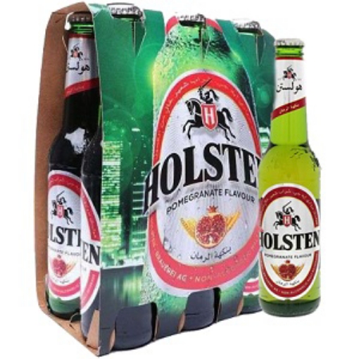 صورة هولستن شراب شعير خالي من الكحول بالرمان 330مل 6حبة