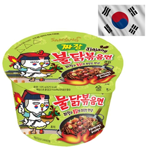 صورة ساميانج شعيرية نودلز رامن الحارة بنكهة الدجاج جاجانج 105جم