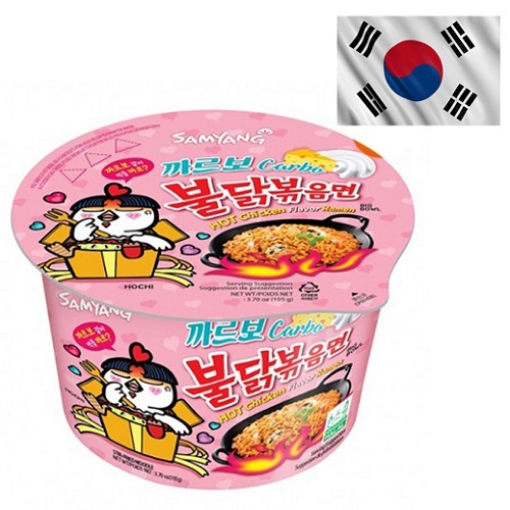 صورة ساميانج شعيرية نودلز رامن بنكهة الدجاج الحار كاربونارا 105جم