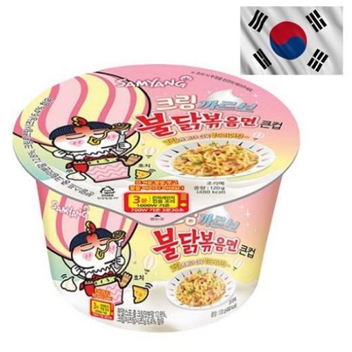 صورة ساميانج شعيرية نودلز رامن بنكهة الدجاج الحار كريم كاربونارا 105جم