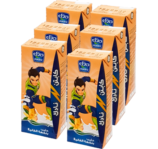 صورة نادك حليب بنكهة الفانيلا 185مل 6حبة