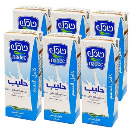 صورة نادك حليب كامل الدسم 200مل 6حبة