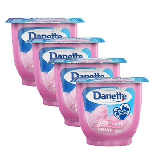 صورة دانيت بنكهة غزل البنات 90جم 4حبة