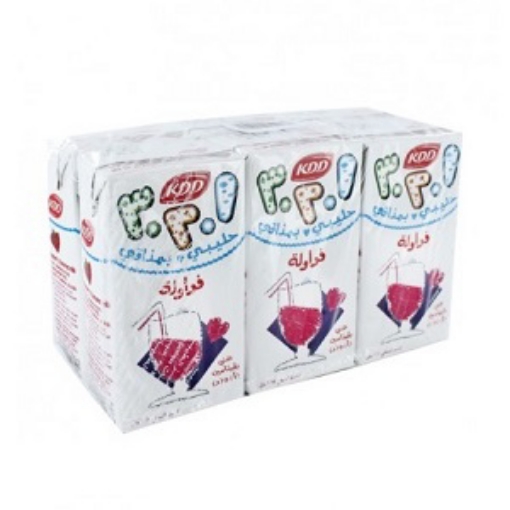 صورة كي دي دي حليب بنكهة الفراولة 125مل 6حبة