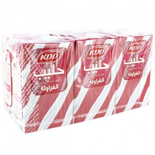 صورة كي دي دي حليب بنكهة الفراولة 250مل 6حبة