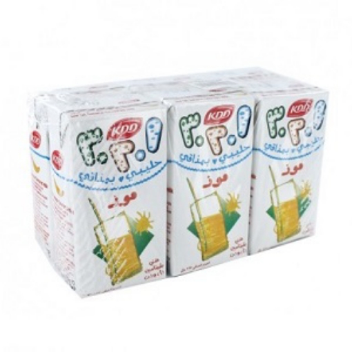 صورة كي دي دي حليب بنكهة الموز 125مل 6حبة