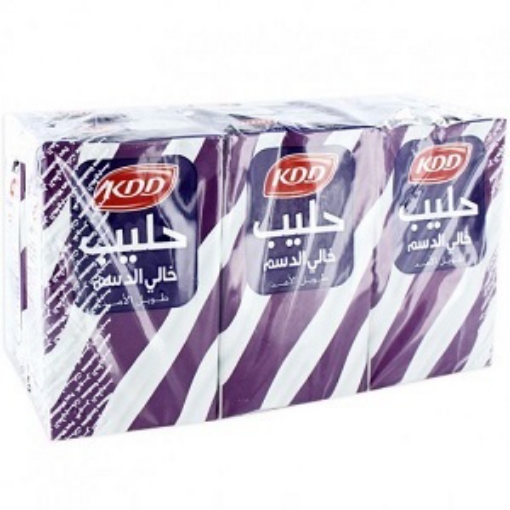 صورة كي دي دي حليب خالي الدسم طويل الامد 250مل 6حبة