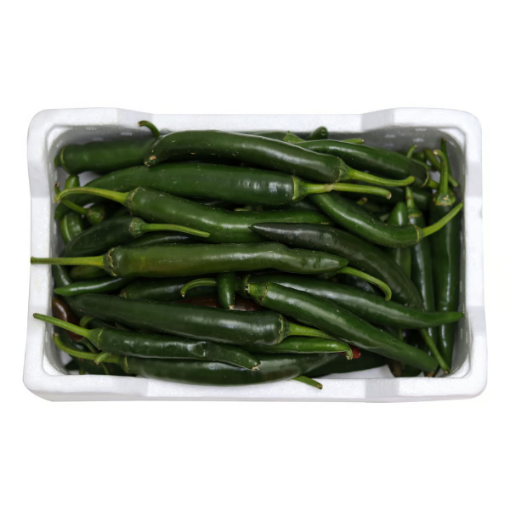 صورة فلفل حار اخضر فى صندوق