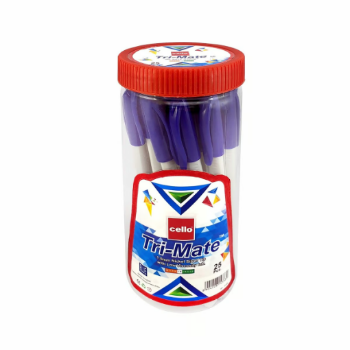 صورة تشيلو تراي-ميت قلم حبر أزرق 1 مم 25 قطعة