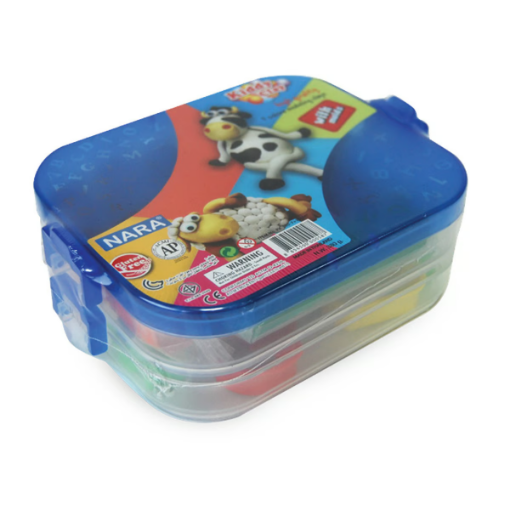 صورة قوالب الصلصال للأطفال 7 ألوان + 10 قوالب تشكيل